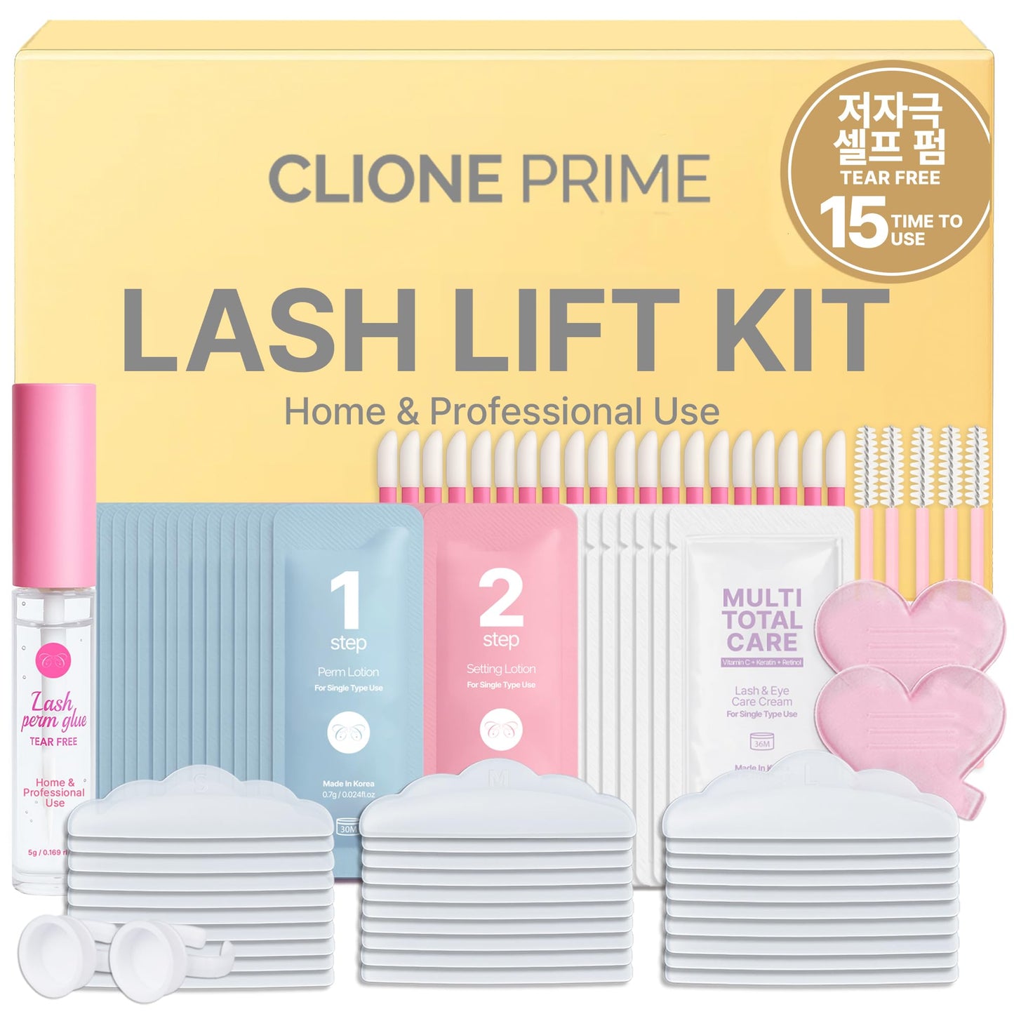 Korean Lash Lift Kit - Eye Brow Lamination Kit Eyelash Perm Kit Eyelash Lift Kit Lash Perm Eyebrow Lamination