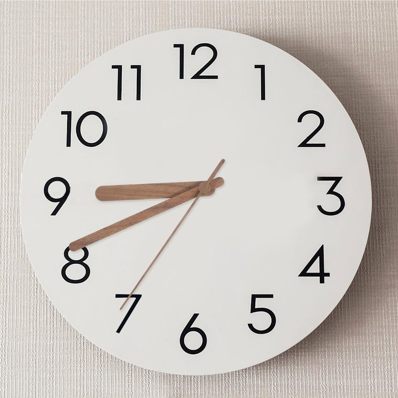 POPETPOP 5 Set Replacement Clock Hands Kit, DIY Wooden Clock Hands for Wall Repair Home Art Decor - Simple Design