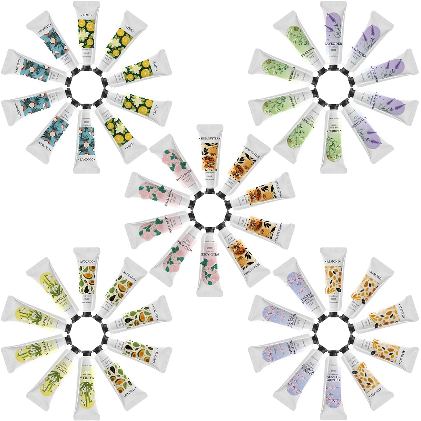 Mini Lotion Bulk Pack - 50 Travel Size Hand Lotions | Perfect for Bachelorette Party Favors & Christmas Gifts