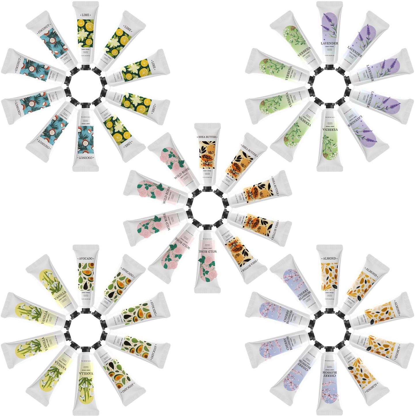 BODY & EARTH Lotion Bulk 50 Pack Mini Lotion Bulk Stocking Stuffers Bachelorette Party Favors Gifts for Christmas Hand Lotion Travel Size Gifts for Women Small Gifts for Women Bridesmaid Gifts