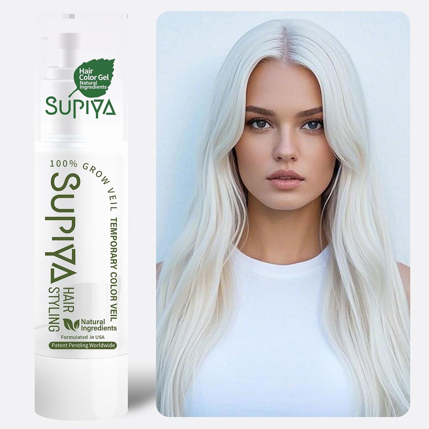 Temporary Hair Color Serum - Washable Gel Dye for Kids & Adults | Green, Blue, Purple, Red - Instant DIY Hairstyle