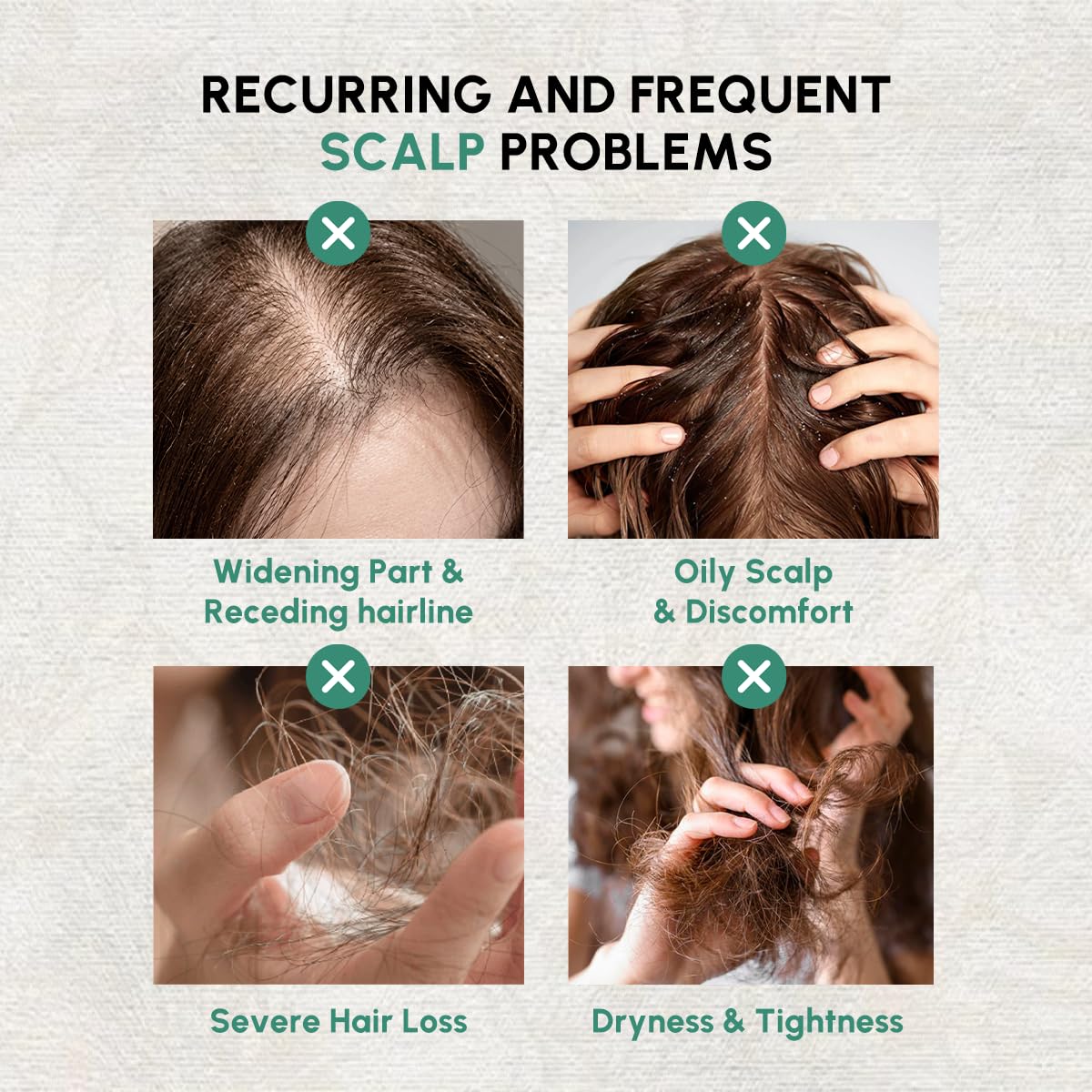 Hair Thickening Scalp Serum, Botanical Care Essence for Men & Women, Anti-Thinning, Strengthen Hair Root, Lightweight Non-Greasy for Dry & Oily Scalp, 30ml