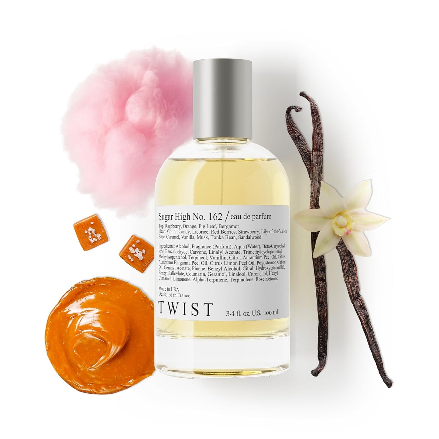 Eau De Parfum Inspired by Burberry Her - Long-Lasting Strawberry & Vanilla Fragrance Spray | 100 ml | Vegan & Clean Ingredients