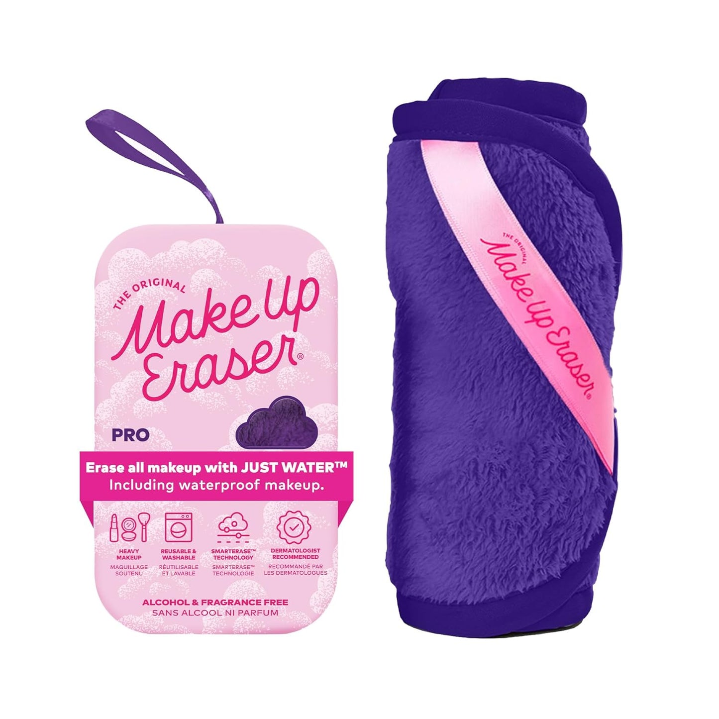 MakeUp Eraser PRO - Effortlessly Remove All Makeup with Water | Queen Purple, 1 Ct.