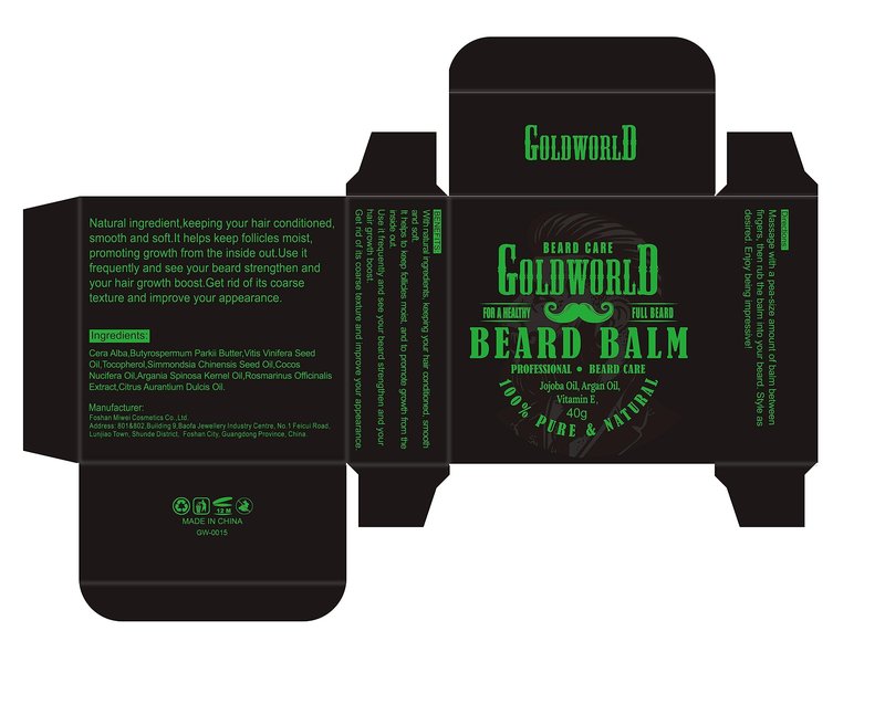 GoldWorld 2 Pack Beard Balm for Beard Grooming,Beard Care