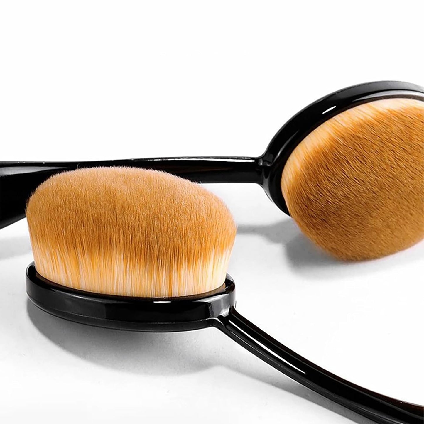 Kabuki Makeup Brushes - 2 Pc Foundation Brush Set for Flawless Blending | Professional Beauty Tool