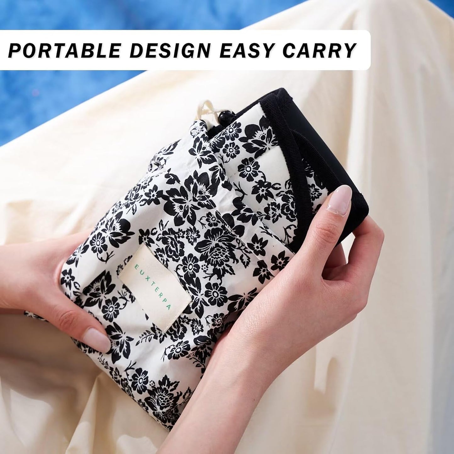 Women’s Travel Slippers - Lightweight Adjustable Foldable Design | Easy Carry with Storage Bag