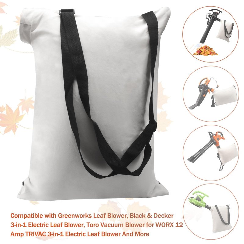 Haiouus Universal Leaf Vacuum Blower Bag Bottom Debris Dump Bag, Compatible with Leaf Blowers and Ultra Blower Rake, Suitable for Most Blowers
