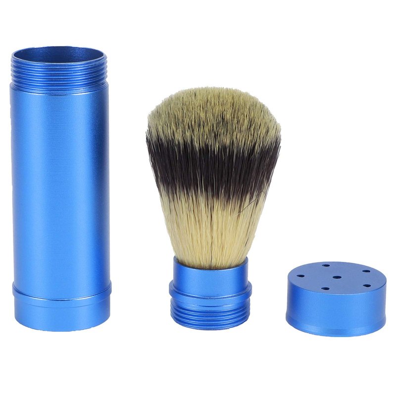 Moofey Men Shaving Brush, Portable Barber Brush for Daily Use, Bathroom Supplies