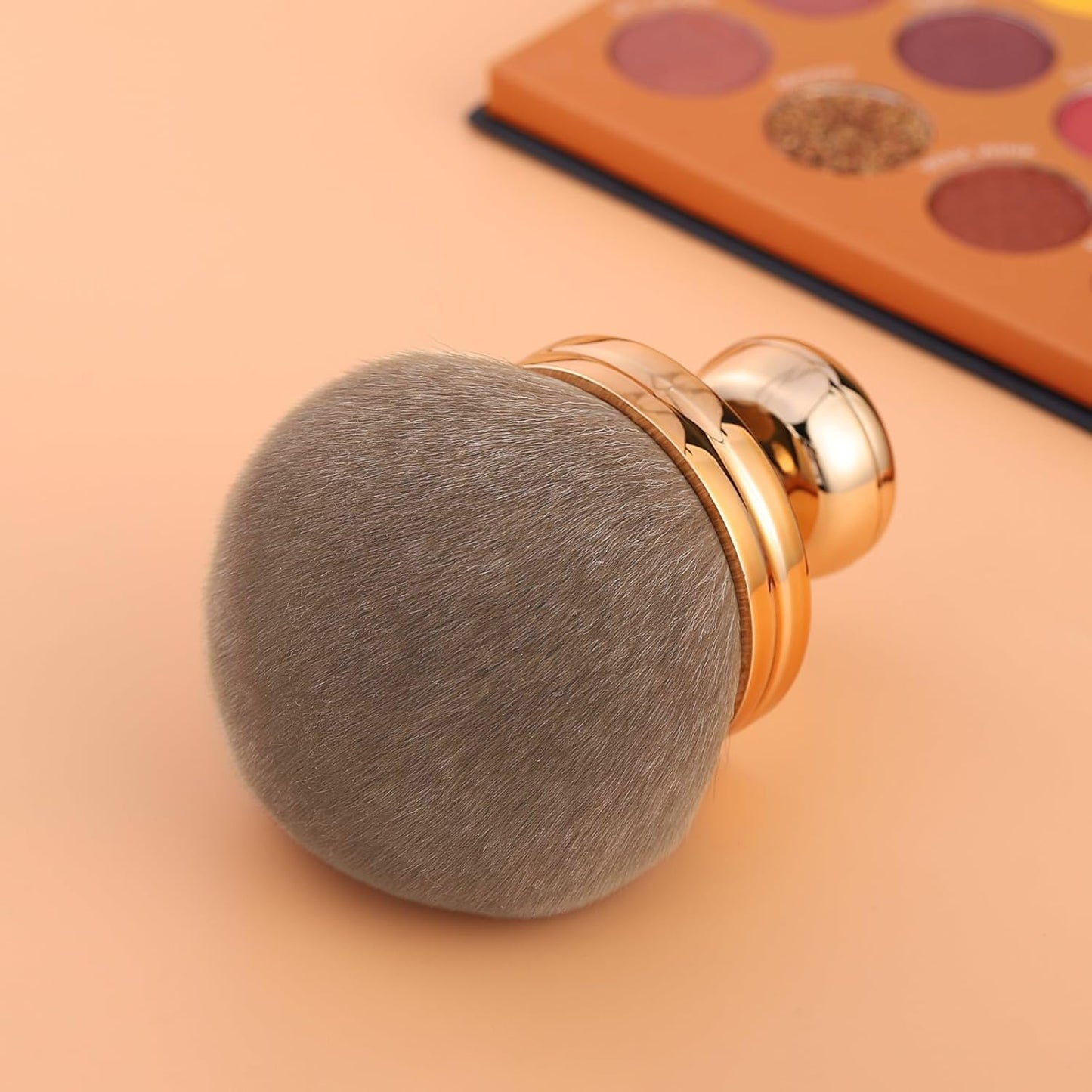 Extra Large Body Makeup Brush - Self Tanner Applicator | 66mm Wide Kabuki Brush for Blending Bronzers - Rose Gold