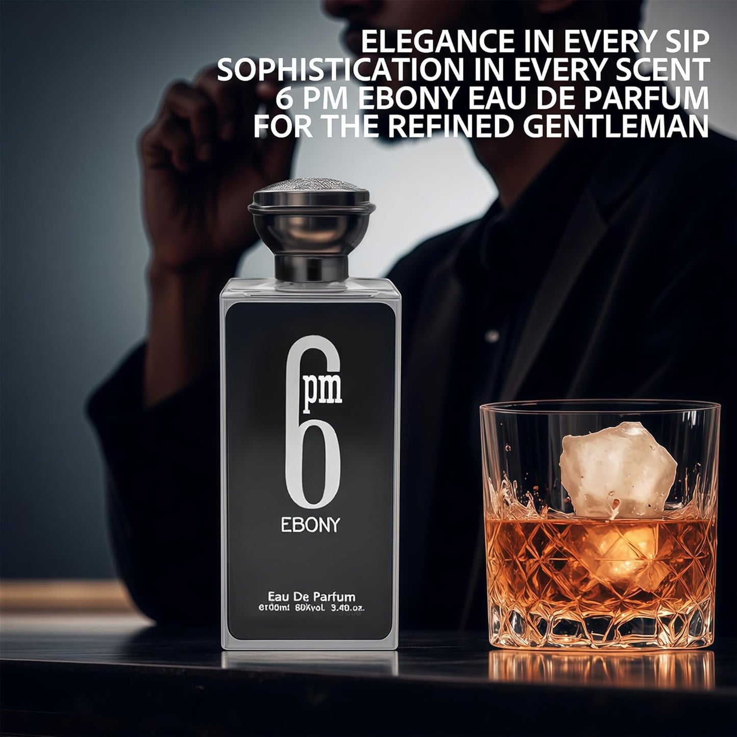 A CENTER Cologne for Men - 3.4 Fl Oz Alcohol-Free Eau de Toilette Spray | Bergamot, Amber & Vanilla Fragrance