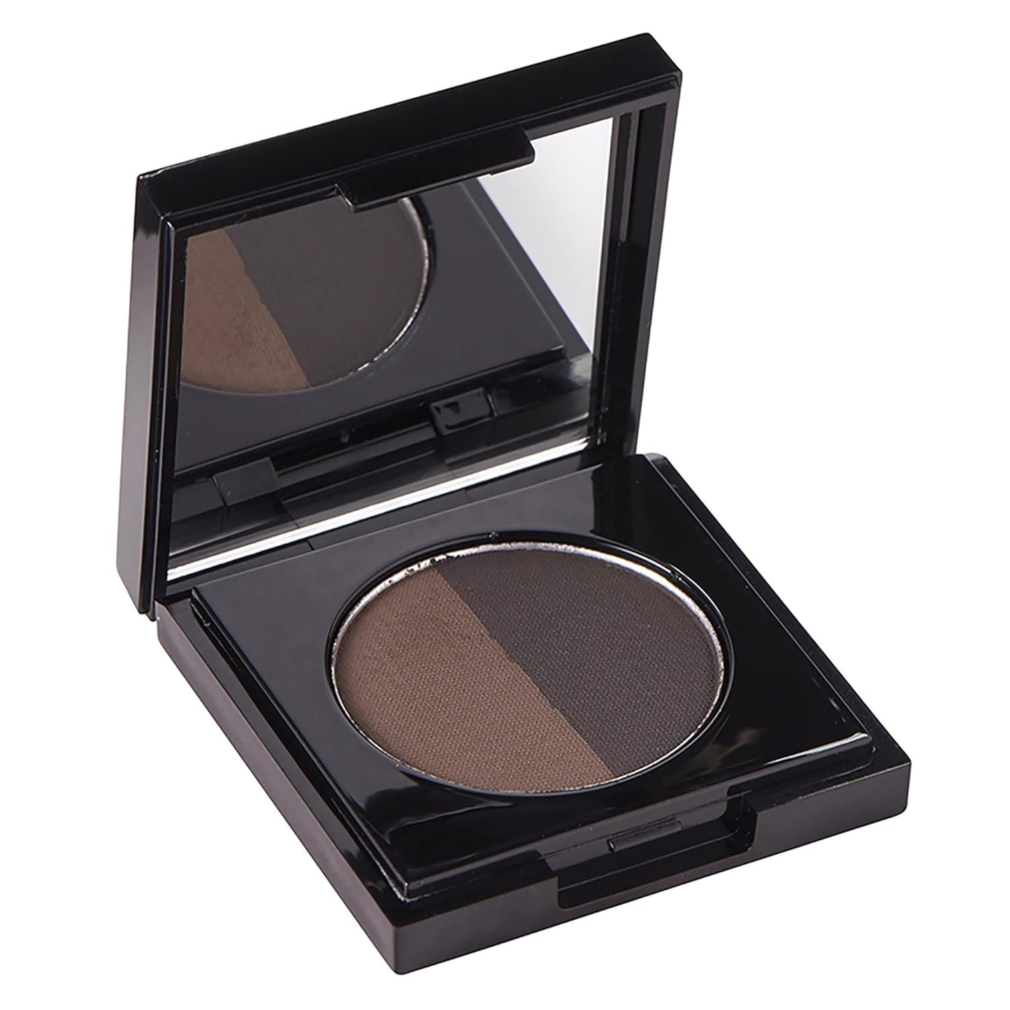 Duo Luxury Brow Powder - Versatile Vegan Compact for Full, Defined Brows - Charcoal | 0.88 oz