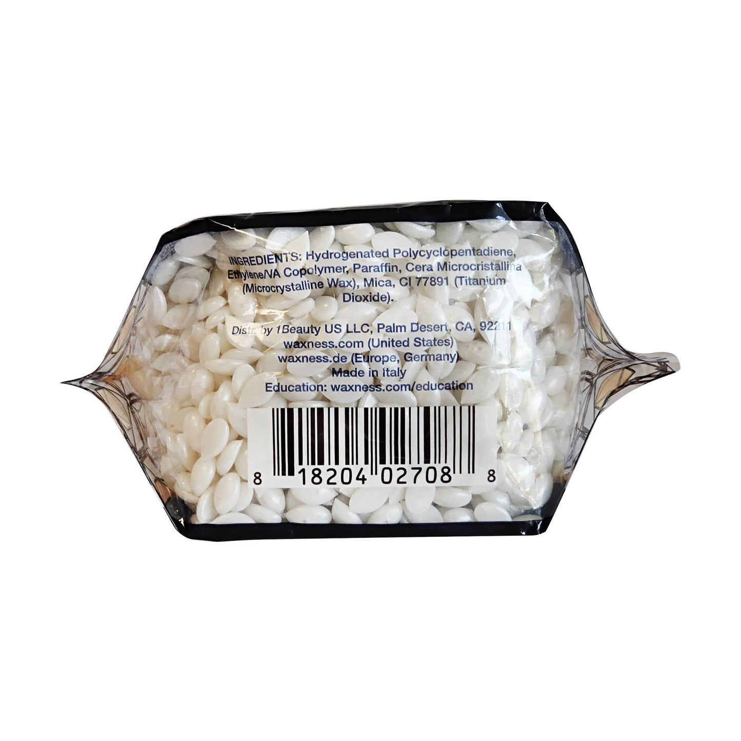 Waxness Royal Crystal Hard Wax Beads 1.65 lb (750 g) Pack of 2 – Stripless Professional Hard Wax for Face & Body, Smooth Application, Suitable for Sensitive Skin – Made in Italy