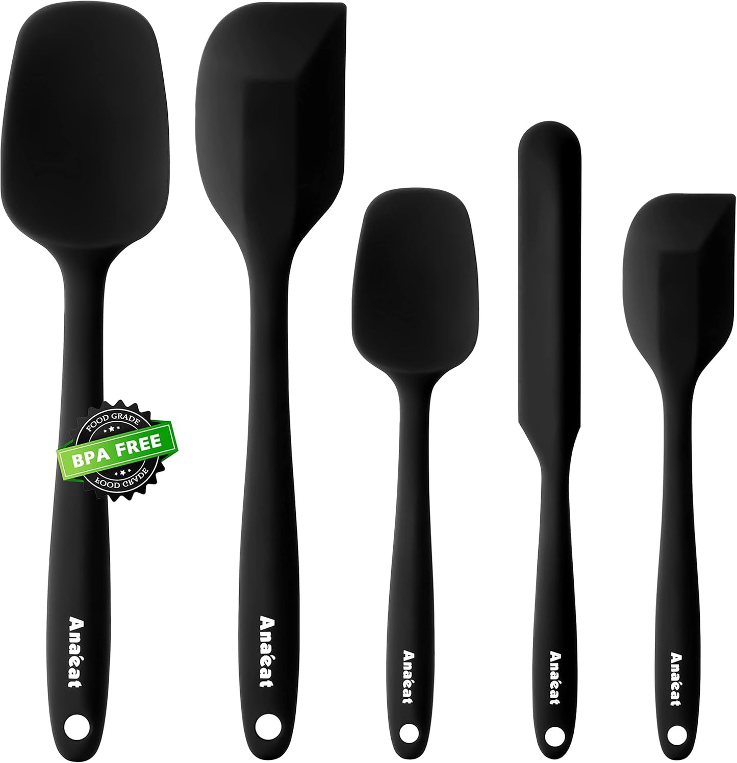 Mini Silicone Spatulas Set of 4 - Multifunctional Kitchen Scrapers for Jam, Cosmetics & More | Colorful, Reusable