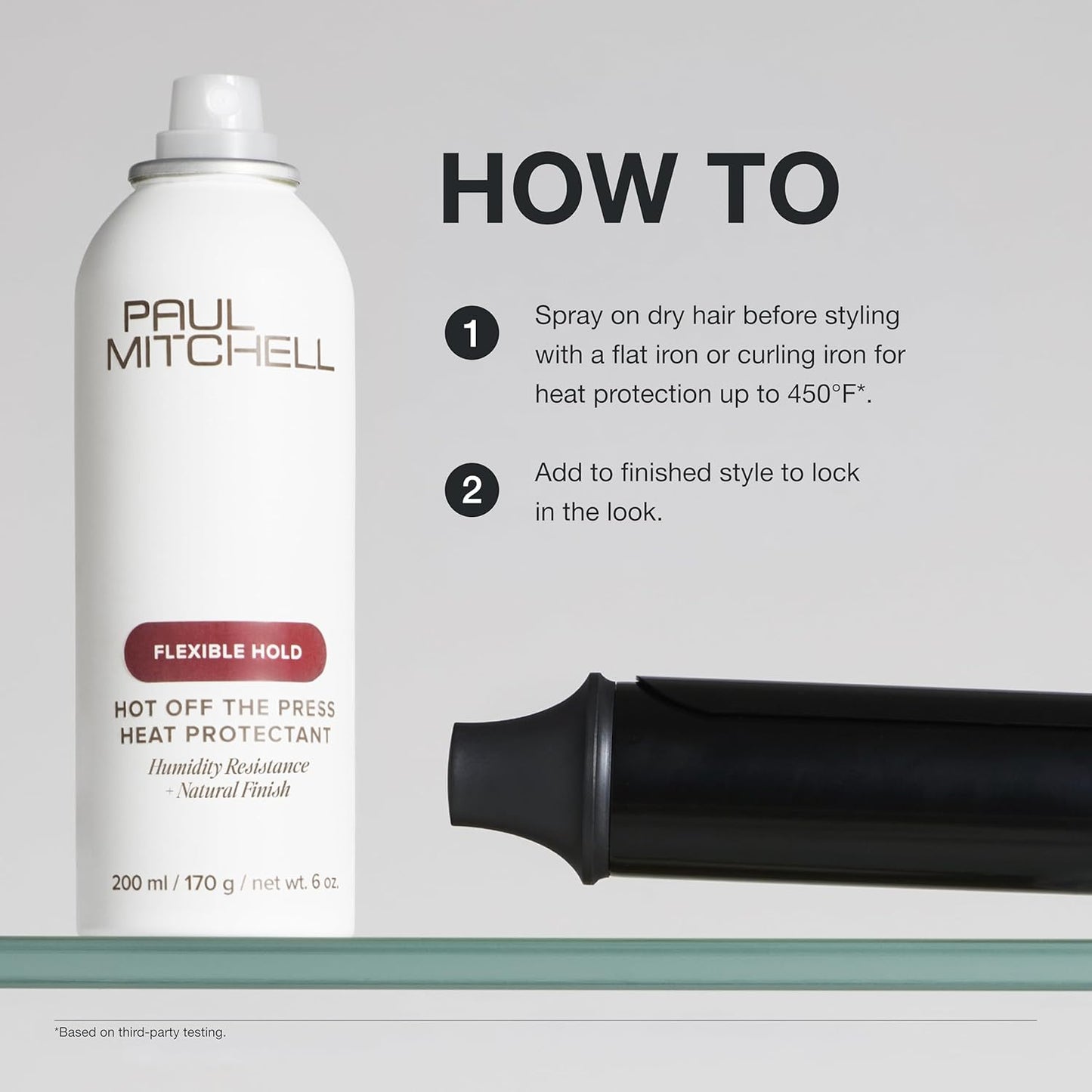 Paul Mitchell Heat Protectant Spray - Humidity Resistant, Flexible Hold | For All Hair Types