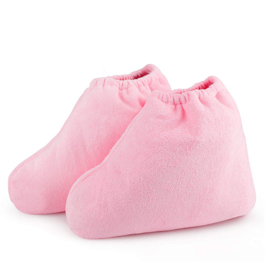 Paraffin Wax Foot Liners, Segbeauty Larger Paraffin Heated Foot SPA Booties, Pink Wax Refill Feet Cover Bags for Hot Wax Hand thera-py Thermal treat-ment SPA Wax Warmer Paraffin Wax Machine