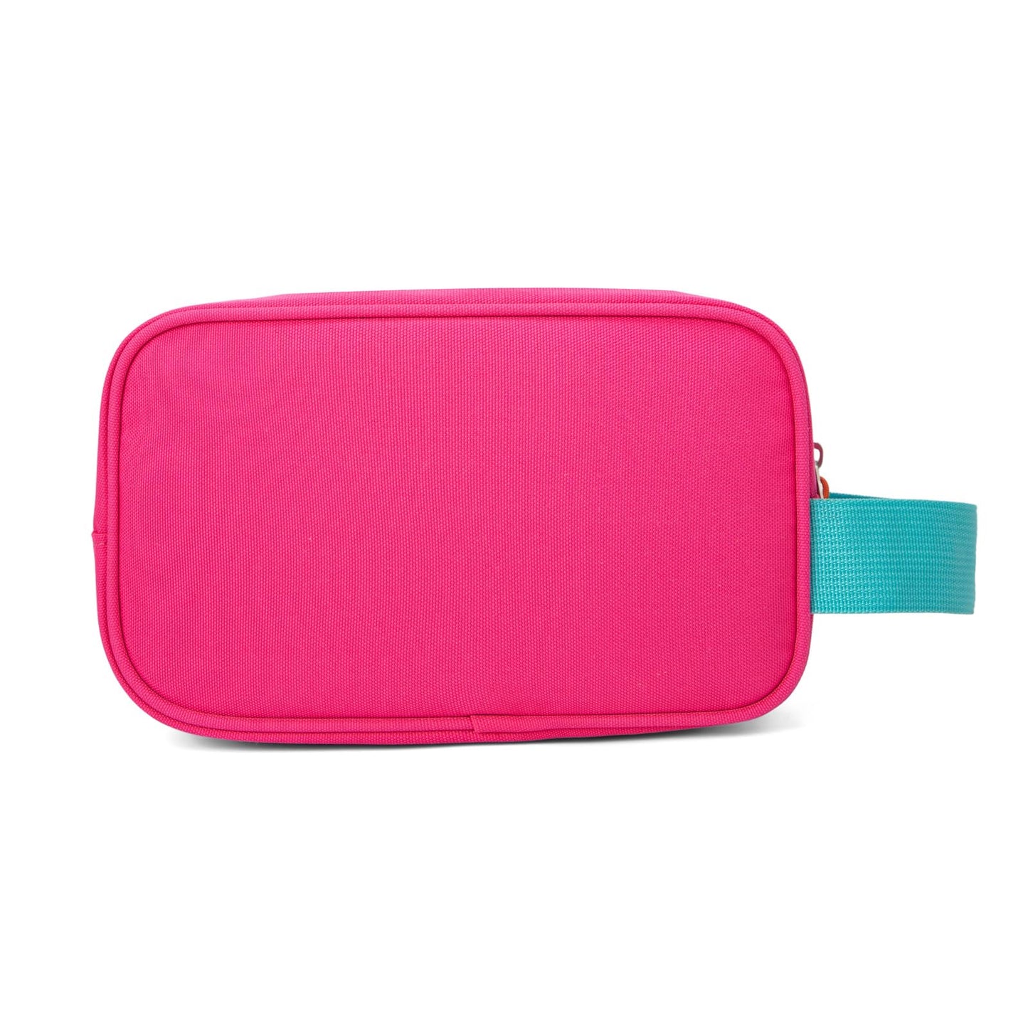 HawLander Kids Toiletry Bag for Travel, Small Size for Boys or Girls, With Carry Handle (Pink Rose)