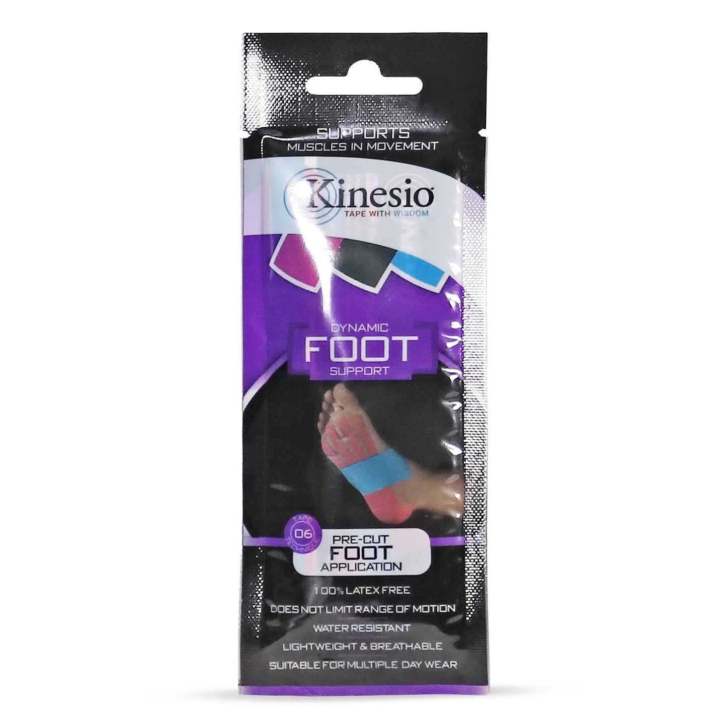 Kinesio 0850989002287 Pre-Cut Application Foot Tape