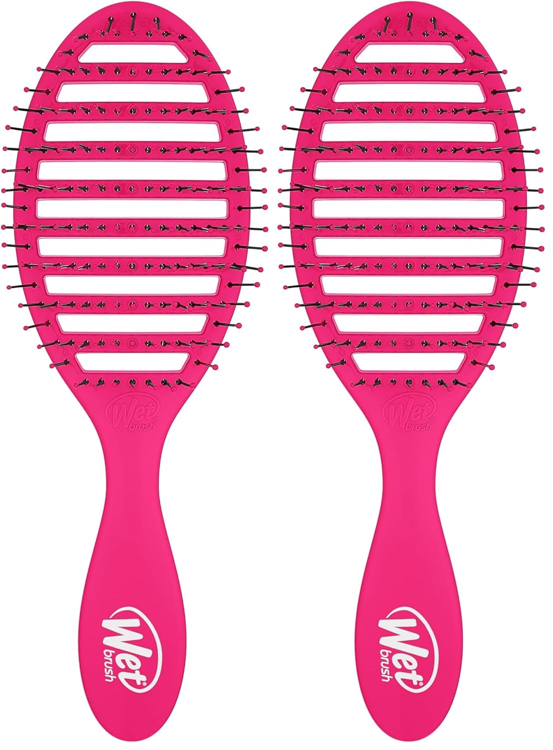 Speed Dry Hair Brush - Vented Design with Soft HeatFlex Bristles | Ergonomic Aqua Brush for Tangle-Free Blow Drying