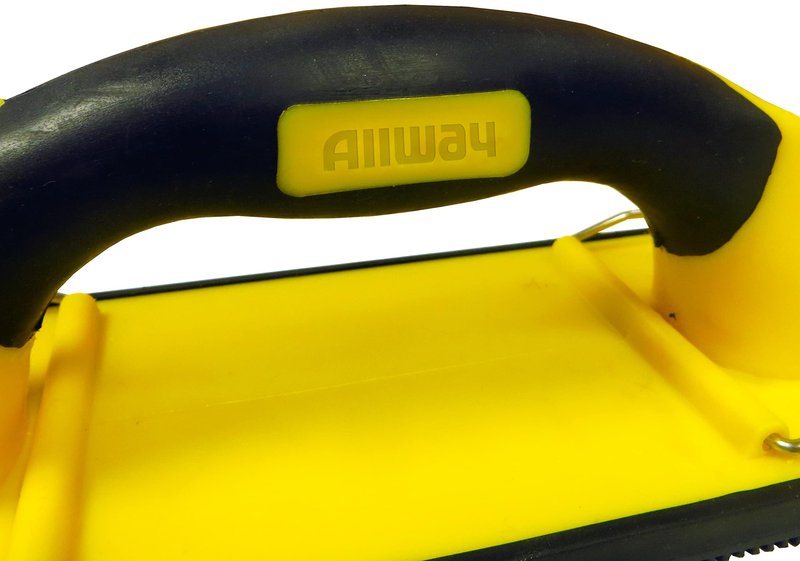 ALLWAY UHS Soft-Grip Heavy-Duty Manual Hand Sander with Stainless Steel Clips