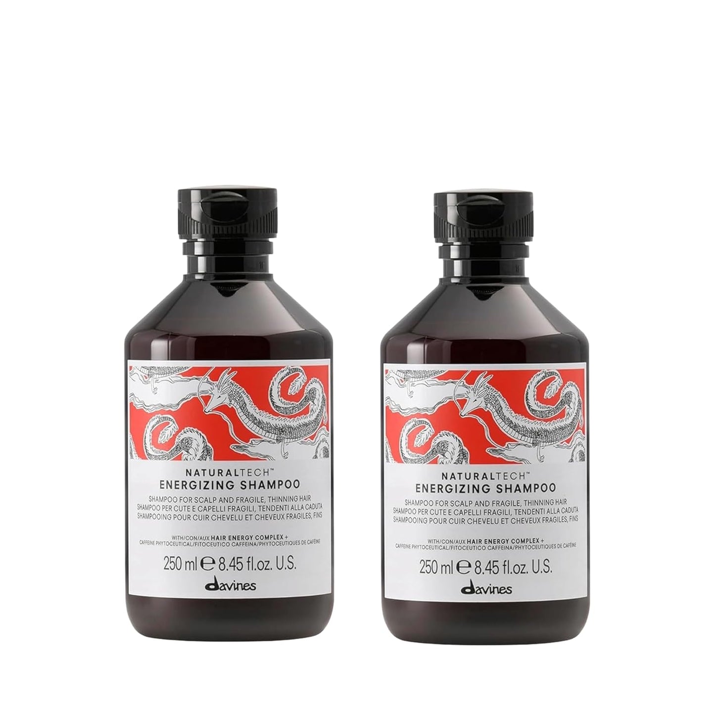 Davines Energizing Shampoo - Gentle Cleansing for Fragile & Thinning Hair | Revitalizes Scalp