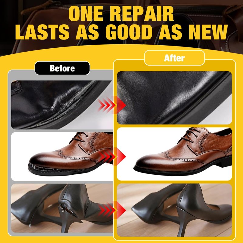 kuailaya Glue for Shoes, Shoe Repair Glue 5.99 oz Clear Shoe Cement High-Strength Adhesive Flexibility Waterproof Quick Drying Durable for Sneakers Boots and Rubber Soles