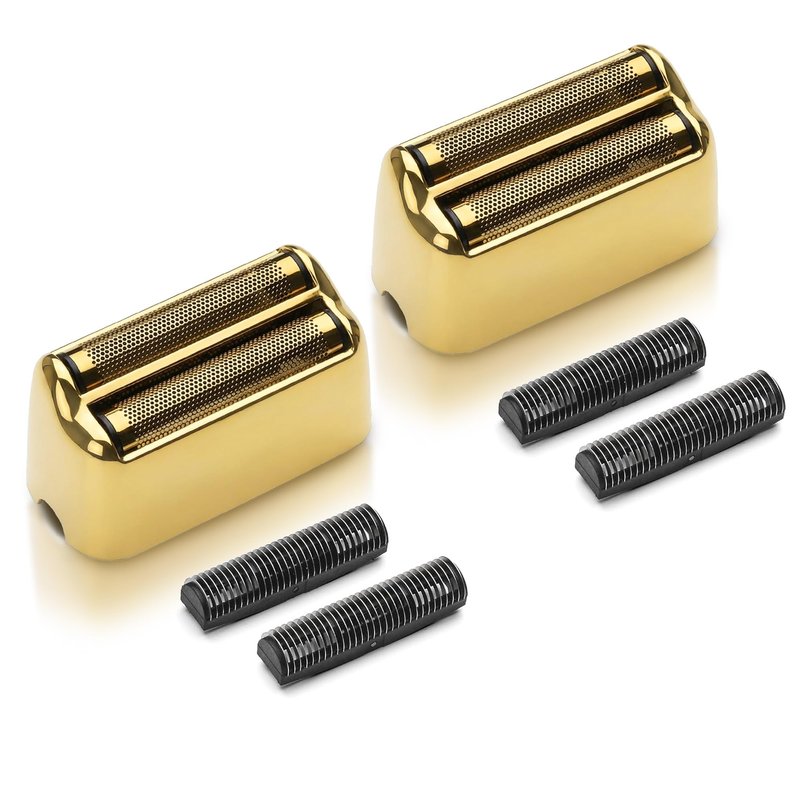 2 Pack Shaver Replacement Foil Compatible with Babyl*ss FXFS2G/FXFS2, Shaver Foil Replacement for Superior Shaving (Gold)