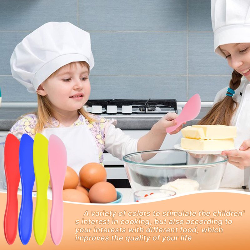 Aemygo 20 Pcs Plastic Butter Spreader, 7 Inch Multi Purpose Knife Spreader Tools for Kids, Versatile Kitchen Frosting Knives Sets for Cheese Butter Cream Jam Sandwich
