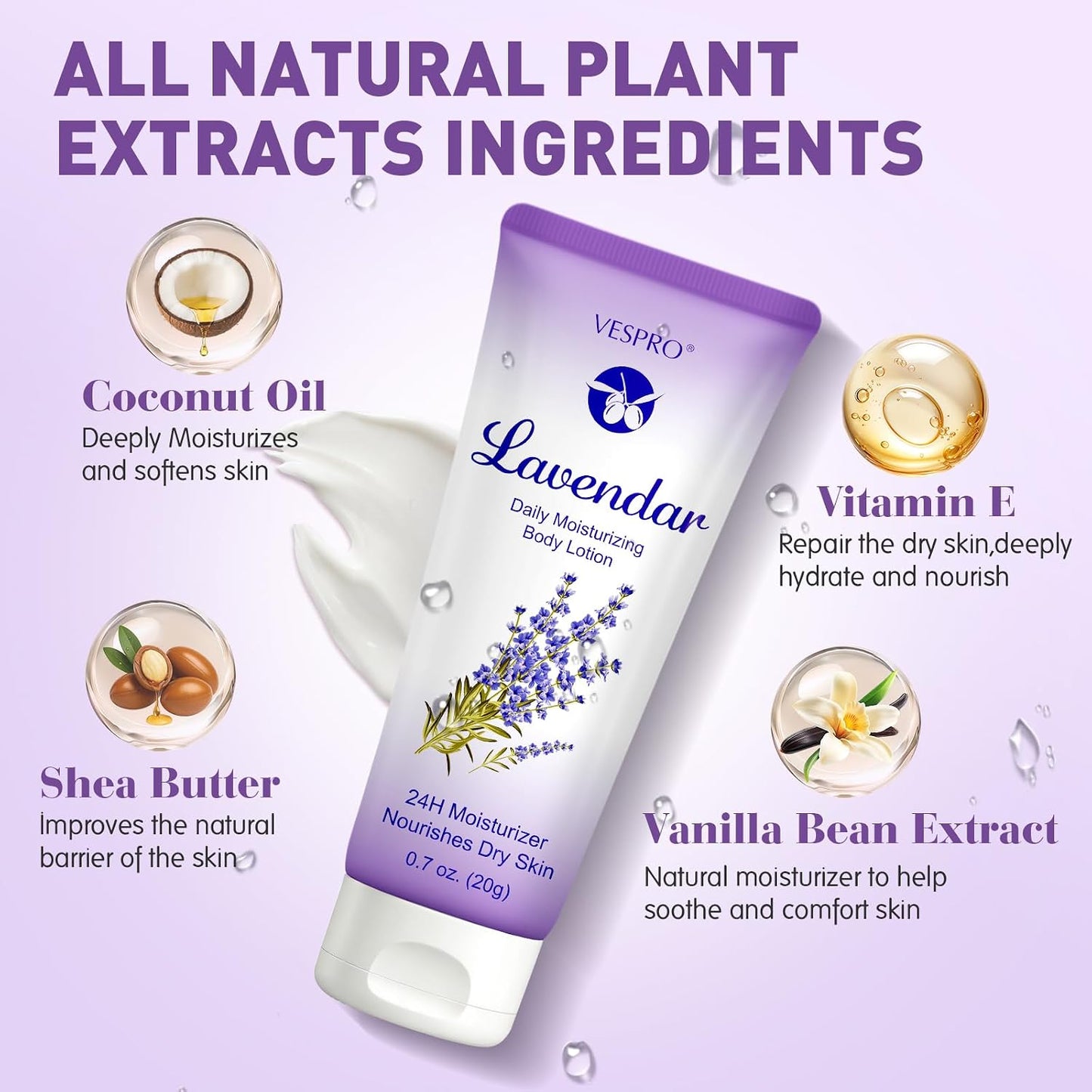 Mini Body Lotion Gift Set - 100 Pack Travel Moisturizer for Dry Skin | Perfect for Valentine's Day & Spa Gifts