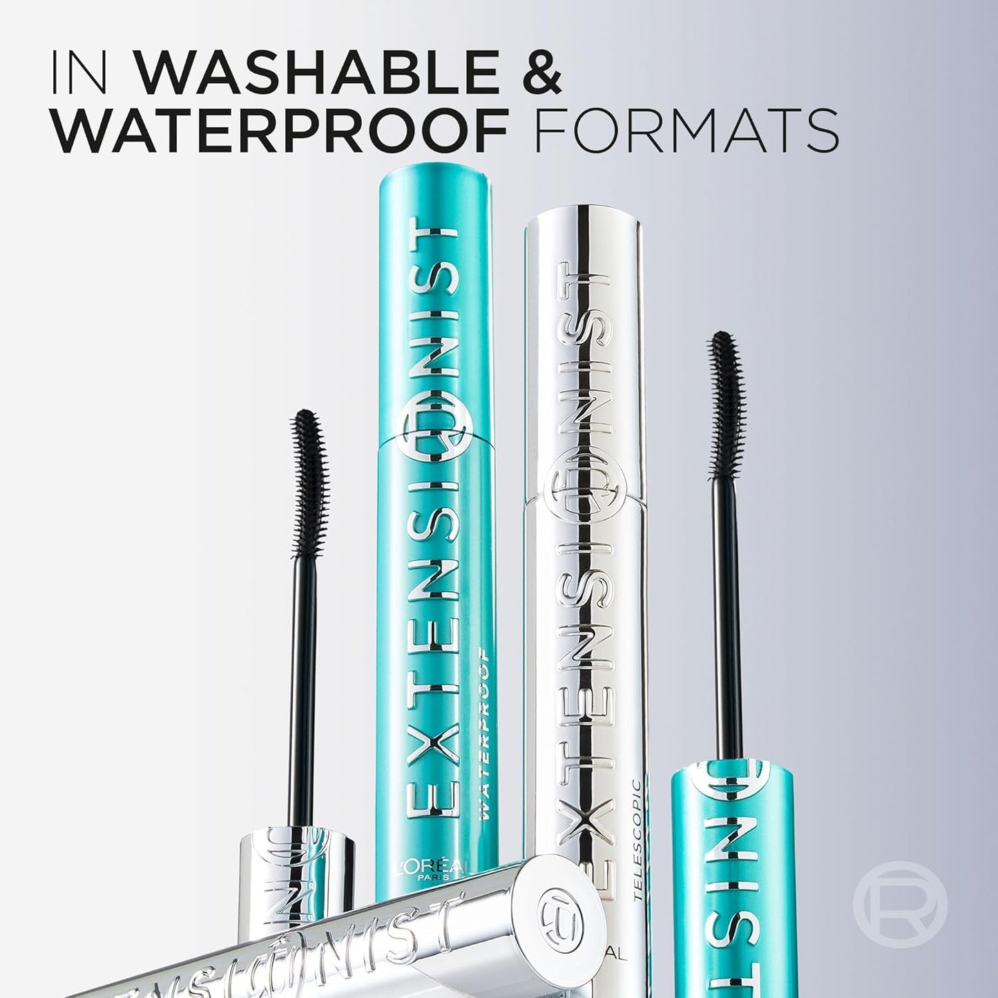 L'Oreal Paris Extensionist Mascara - Lengthening & Volumizing Formula | Washable Blackest Black for Stunning Lash Extensions