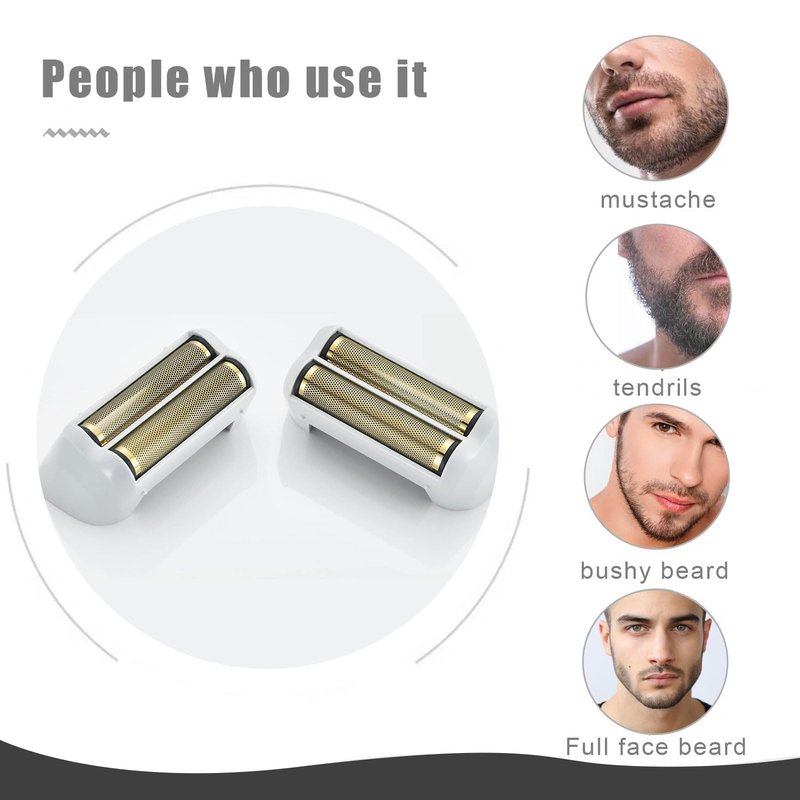 For Andis Foil Shaver Replacement Head for Model TS-1 TS-2 17150 17200 17235 Pro Foil Shaver, Replaces #17155 17160 17280 Shaver (Gold/1Pack)