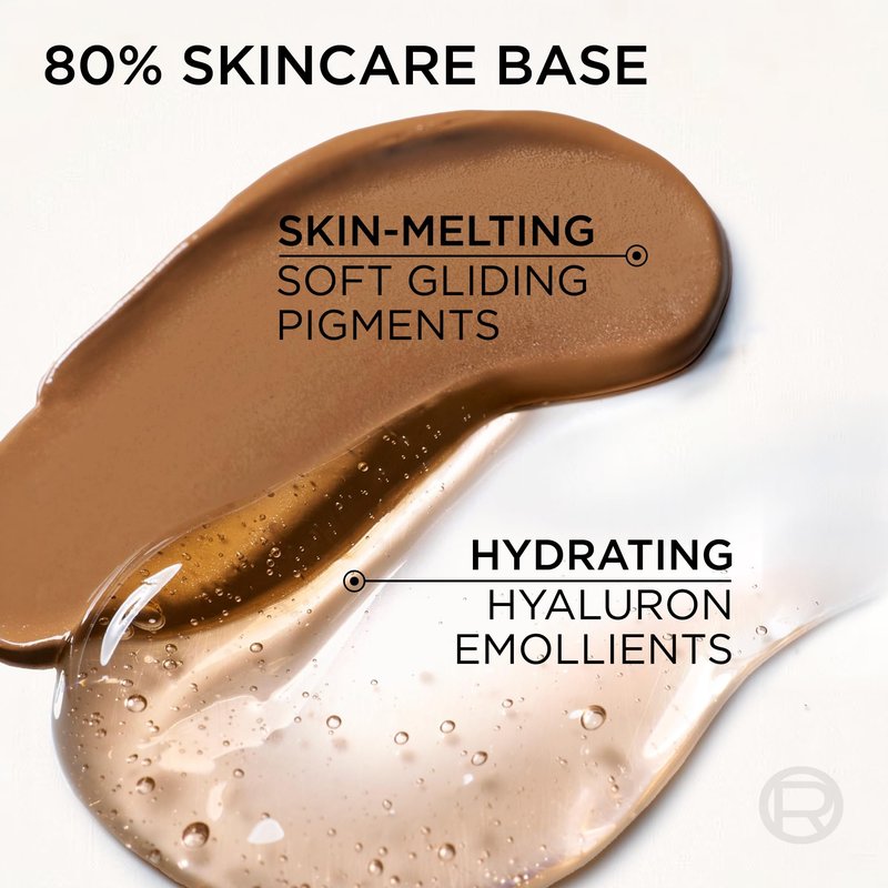 L'Oreal Paris True Match Hyaluron Tinted Balm Foundation, Skincare Foundation with Light to Medium Radiant Coverage, Minimizes Wrinkles and Fine Lines, Non-Comedogenic Formula, Medium Tan 6