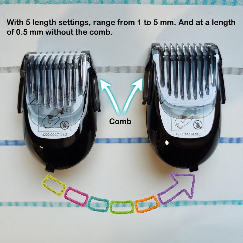 RQ111 Black Replacement Shaver Head Trimmer for Philips S5420 S6840 S7310 S8860 S9711 RQ1150 SP9861