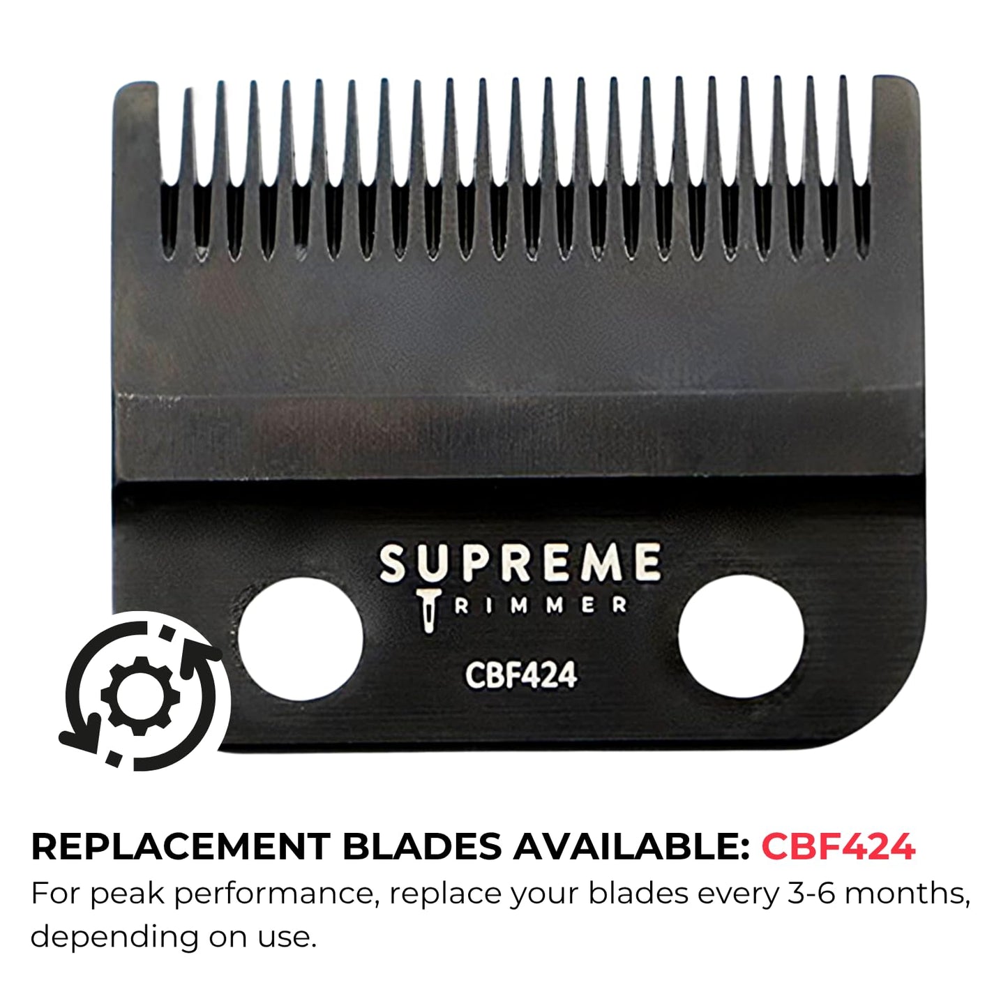 Supreme Trimmer 2-in-1 Pro Clipper & DLC T-Shaper Combo | Professional Beard Trimmer ST5206 & Hair Clipper STC5030 Barber Kit | Red