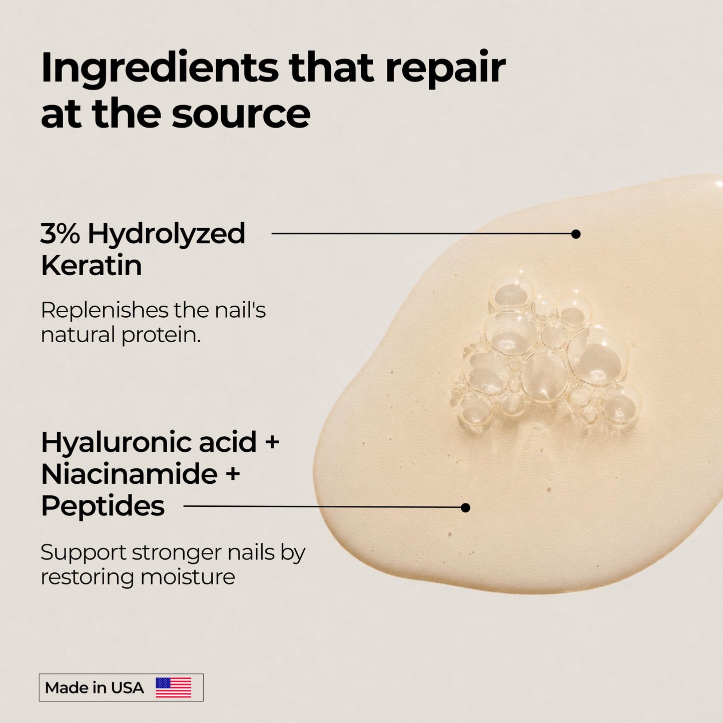 nakeyNails Complete Nail Recovery Treatment for Gel & Acrylic Damage from Within for Stronger, Healthier Nails | With Keratin, Peptides, Niacinamide & Hyaluronic Acid — 45-Day Supply