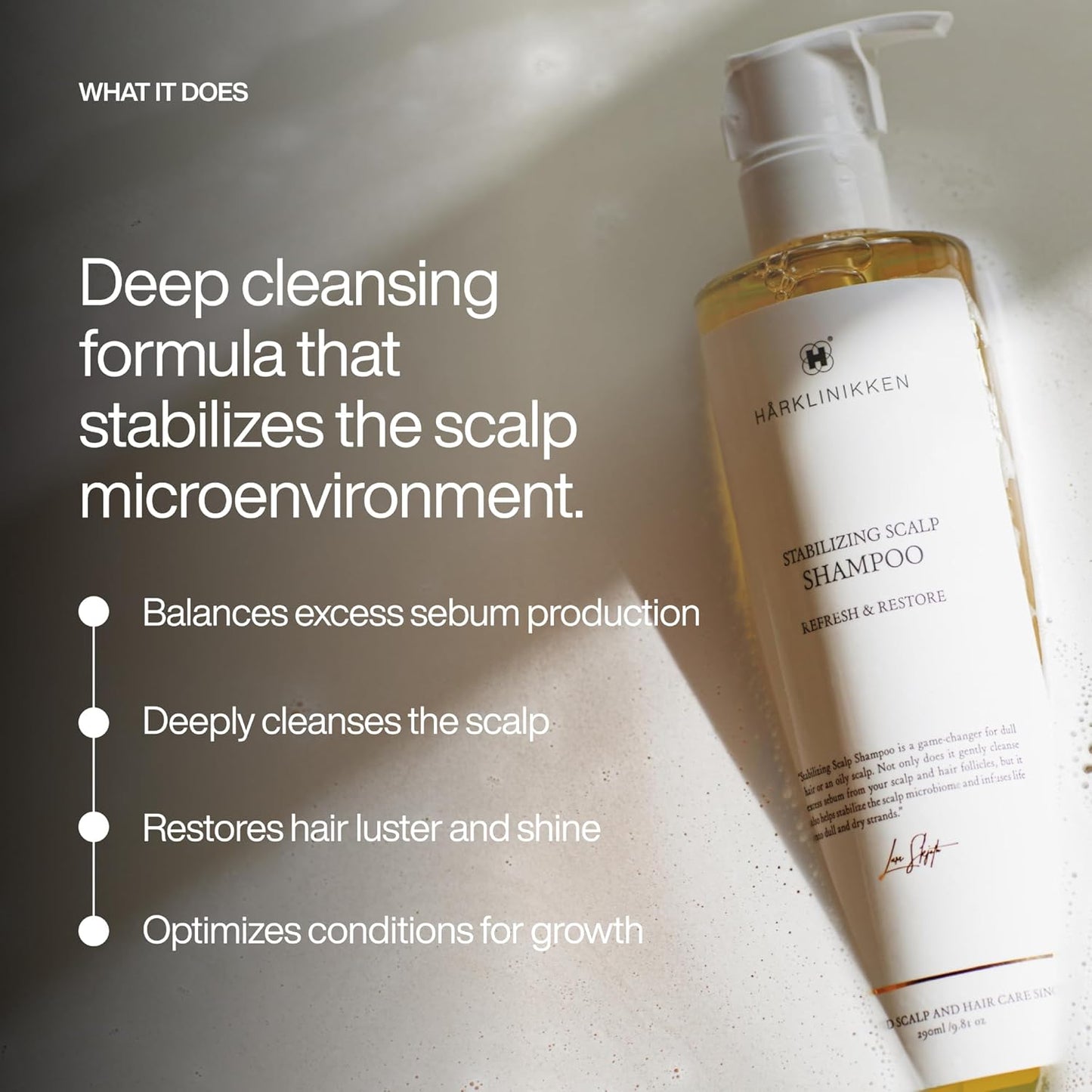 Stabilizing Scalp Shampoo - Nourishing Formula for Hair Growth | Refresh & Restore Scalp Health