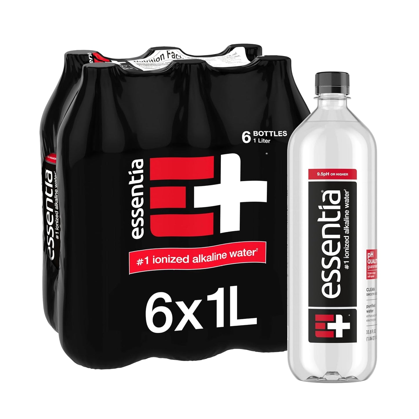 Ionized Alkaline Water - 9.5 pH, 99.9% Pure, 12-Pack Bottles | Refreshing Hydration