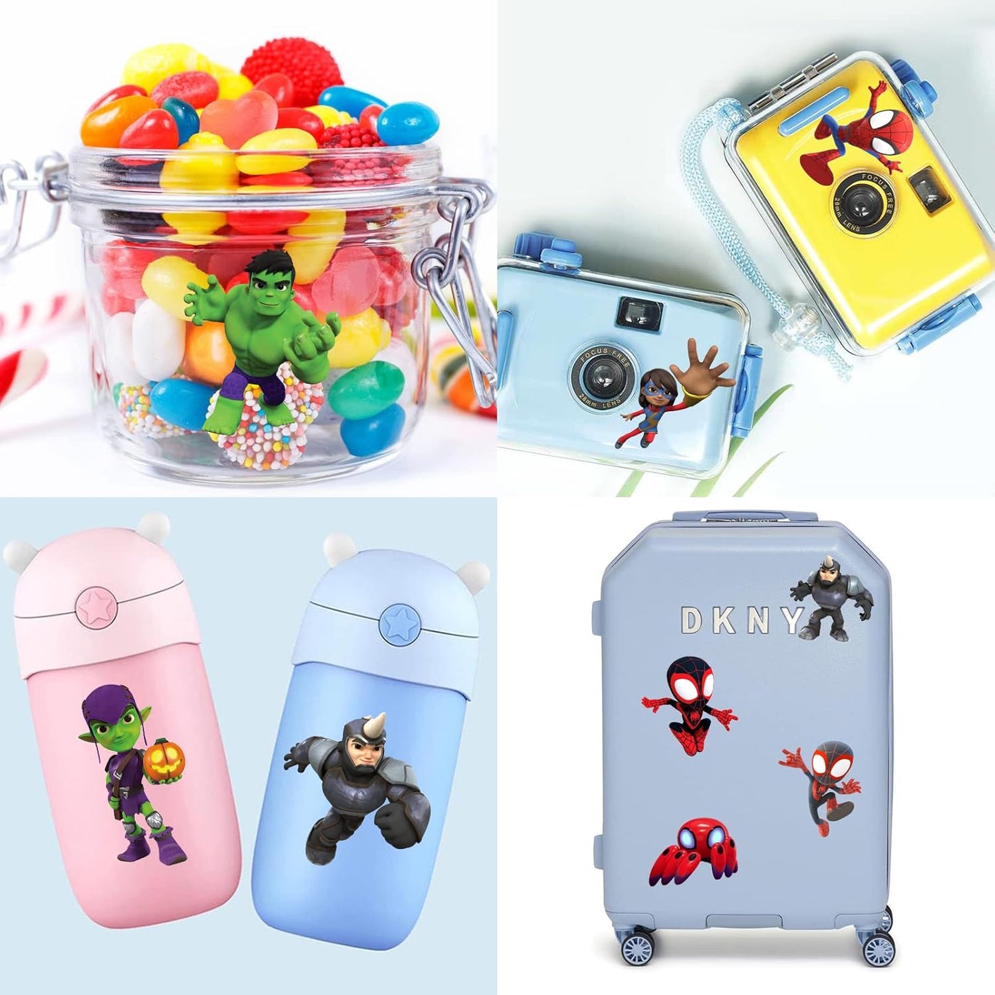 Spidey Birthday Party Supplies - 34 Pcs Temporary Tattoos | Removable Fake Tattoo Stickers for Goody Bags