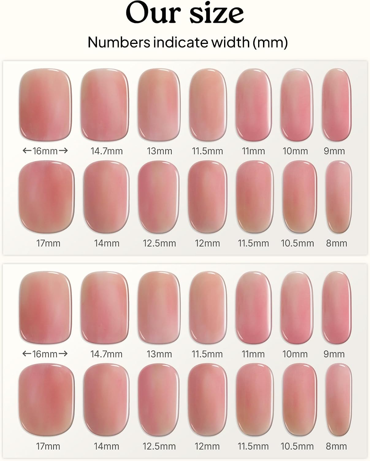 Semi Cured Gel Nail Strips - Solid Pink Spring Design | Easy Apply & Remove, Salon Quality | 28 Strips, Prep Pads, Nail File & Stick