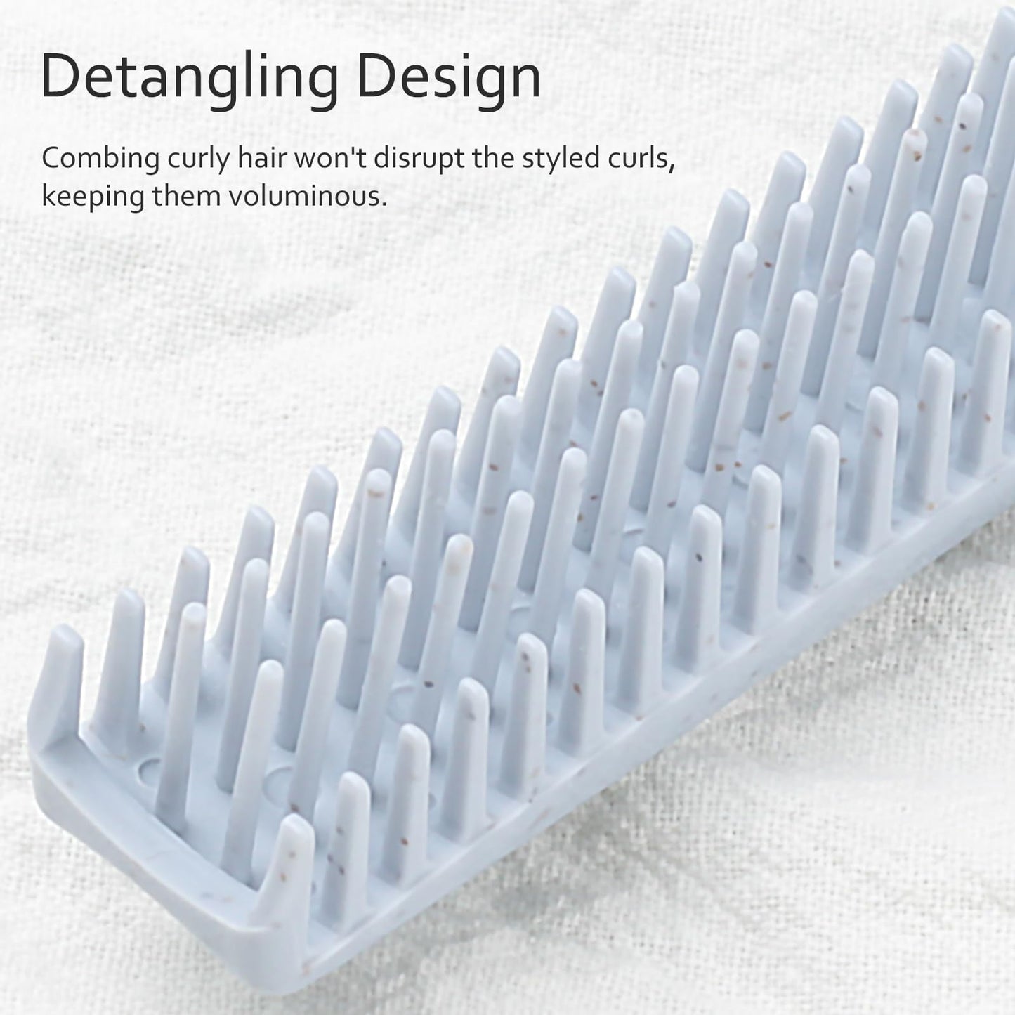 4 PCS Wheat Straw Foldable Hair & Makeup Comb: Portable, Eco-Friendly, For Men & Women - Perfect for Travel