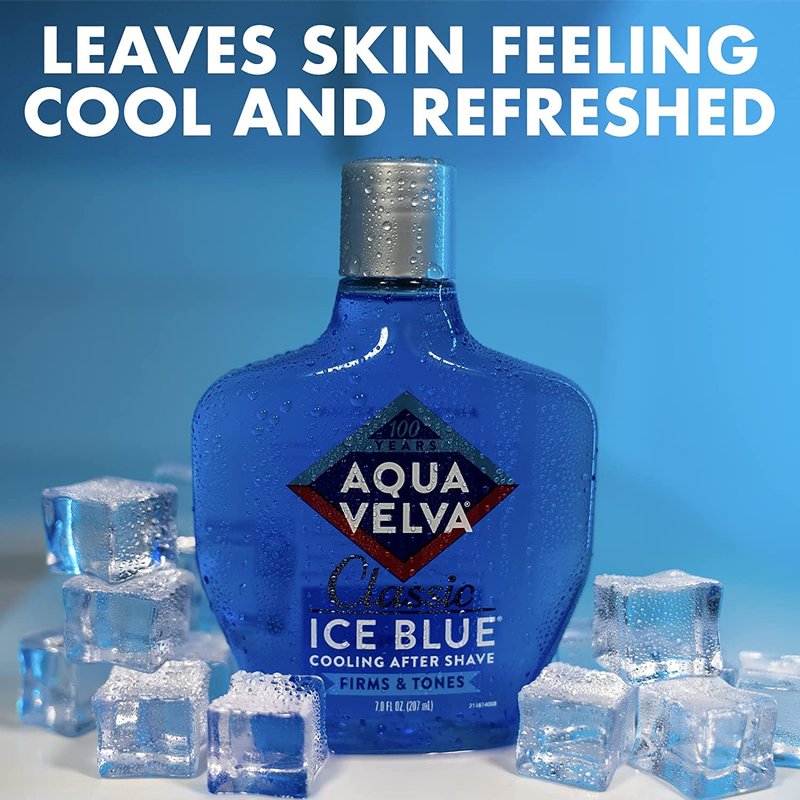 Aqua Velva Classic Ice Blue Cooling After Shave 3.50 oz (Pack of 5)