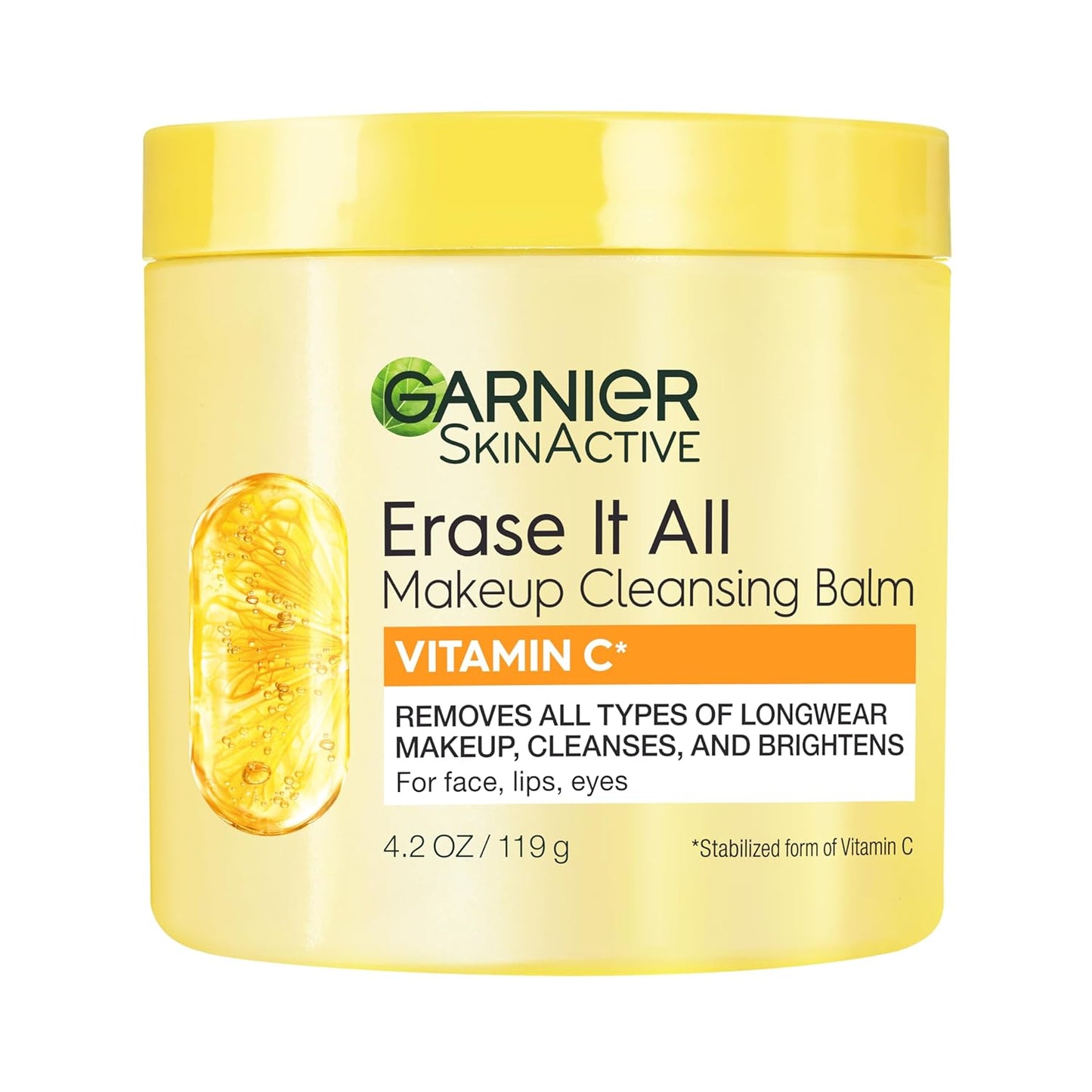 Garnier Makeup Cleansing Balm - Brightening Facial Cleanser with Vitamin C | 4.2 Oz