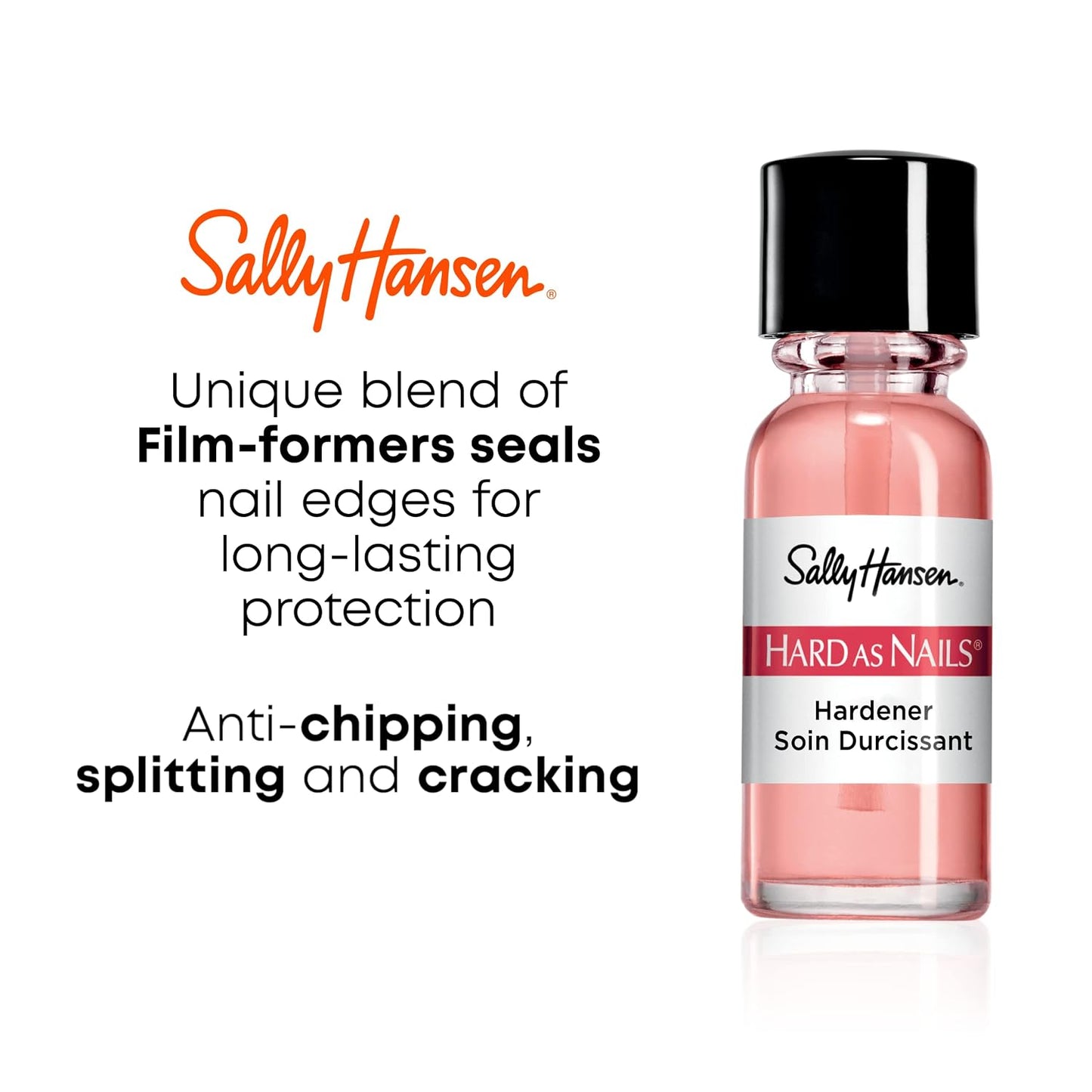Sally Hansen Hard As Nails® Nail Strengthener - Natural Tint for Enhanced Protection