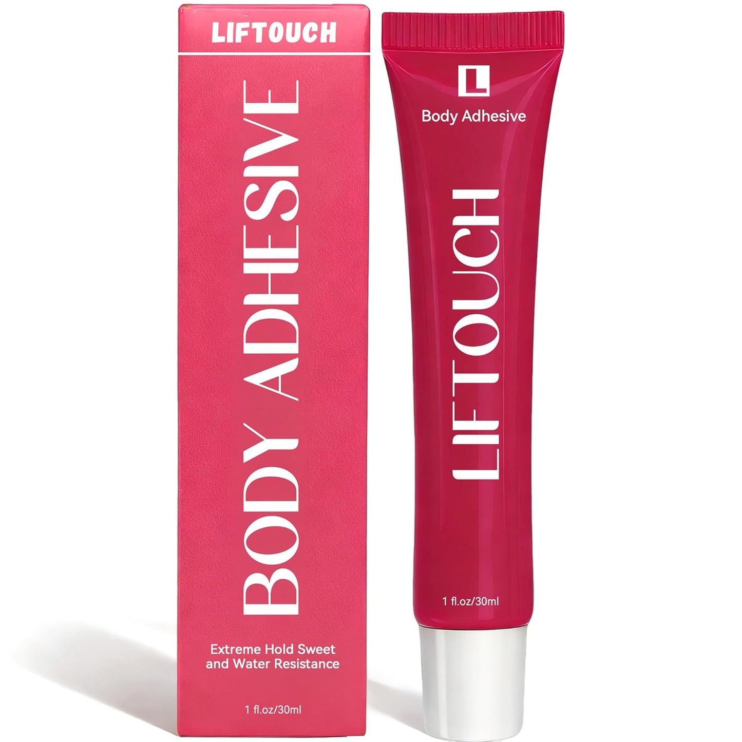 Body Adhesive Glue for Clothes - Sweat Proof, Water Wash Off Fabric-Safe Liquid | 30ml for Strapless Dresses & Blouses