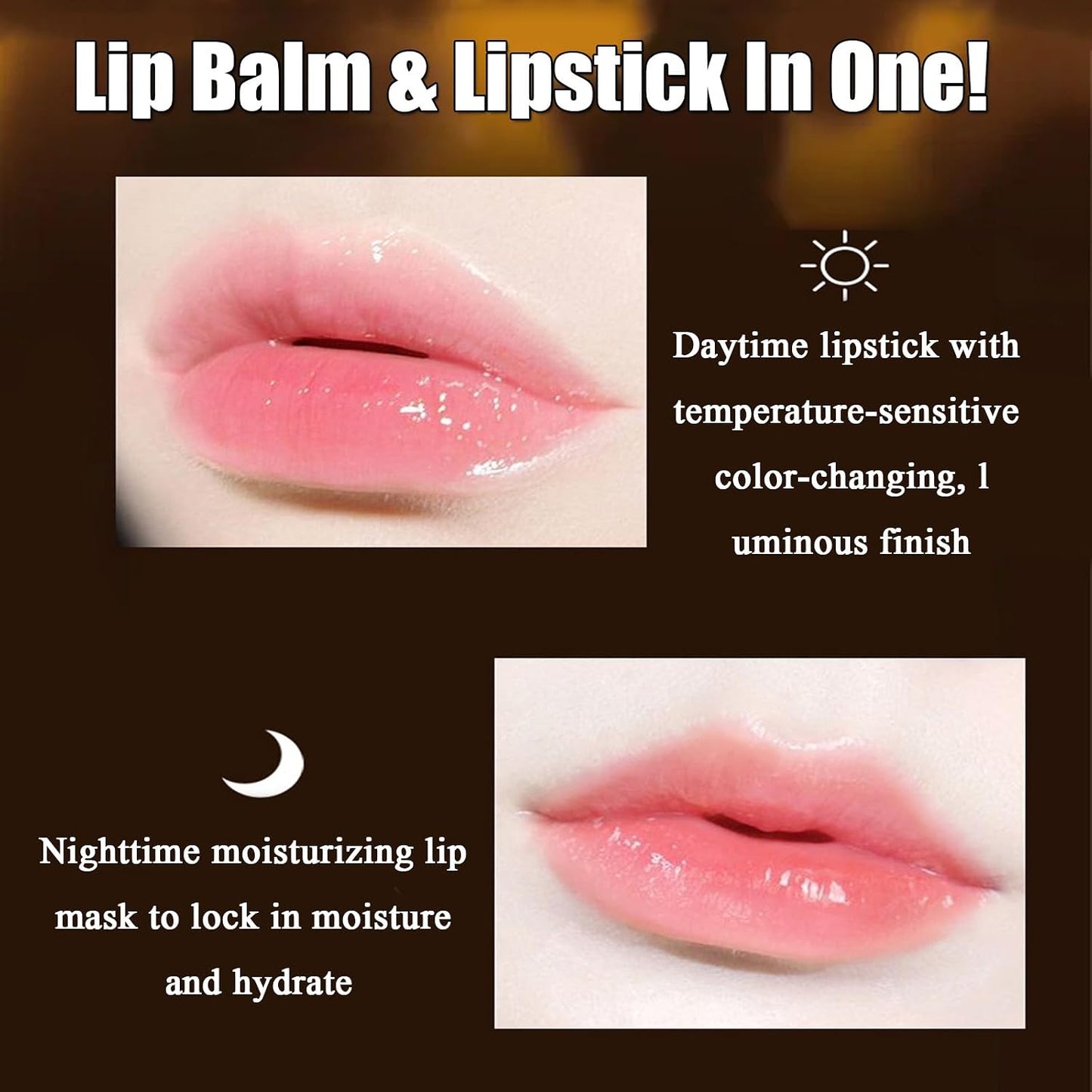 Color Changing Lipstick - PH Adjusting Formula for Older Women | Non-Sticky, Long-Lasting Hydration, All Skin Tones