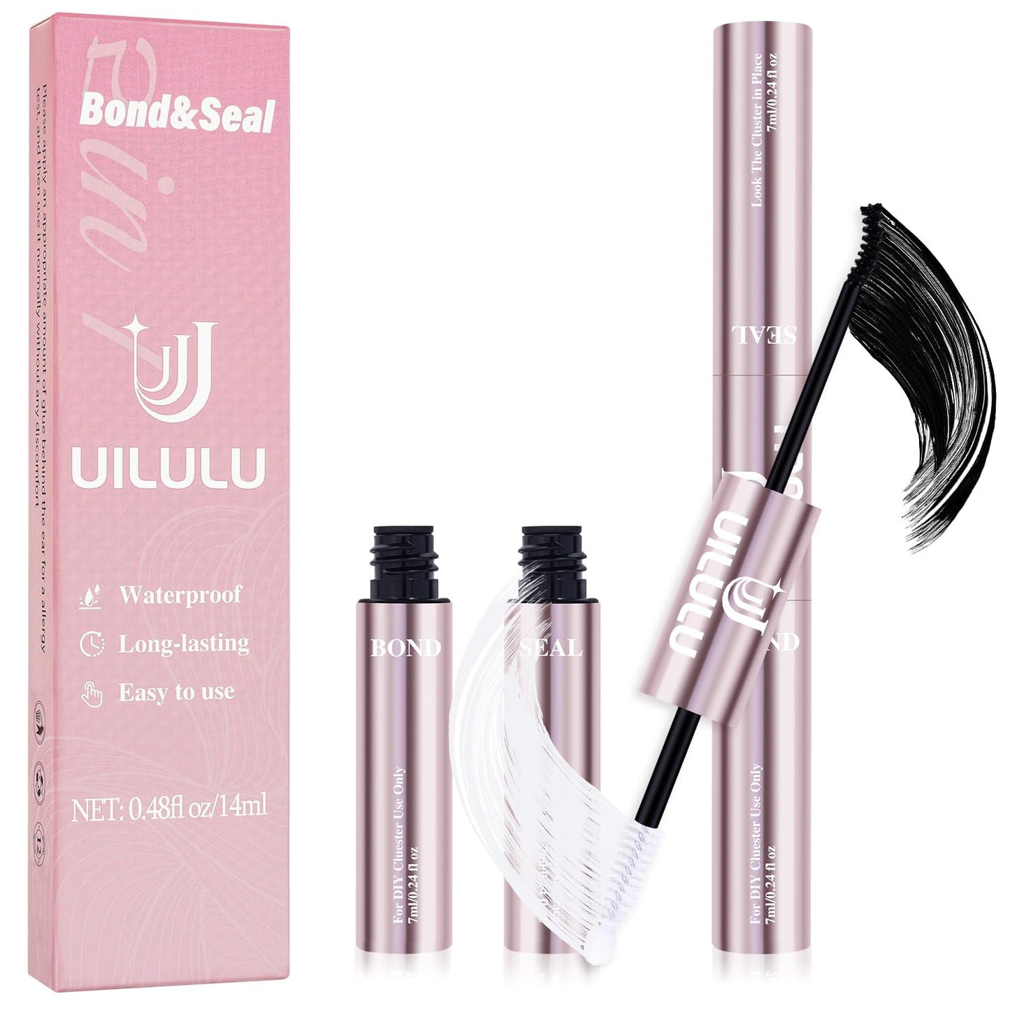 Lash Bond and Seal - 2-in-1 Waterproof Eyelash Adhesive & Sealer (5ml) | Strong Hold for DIY Lash Extensions