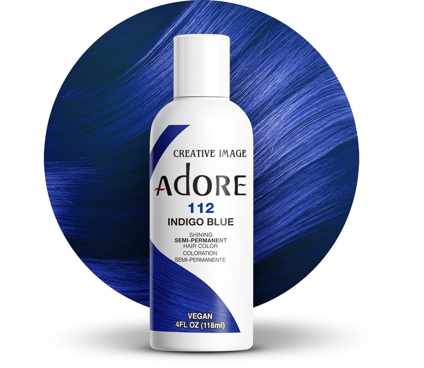 Adore Semi Permanent Hair Color - Mystic Grey | Vegan, Ammonia-Free Hair Dye | 4 Fl Oz