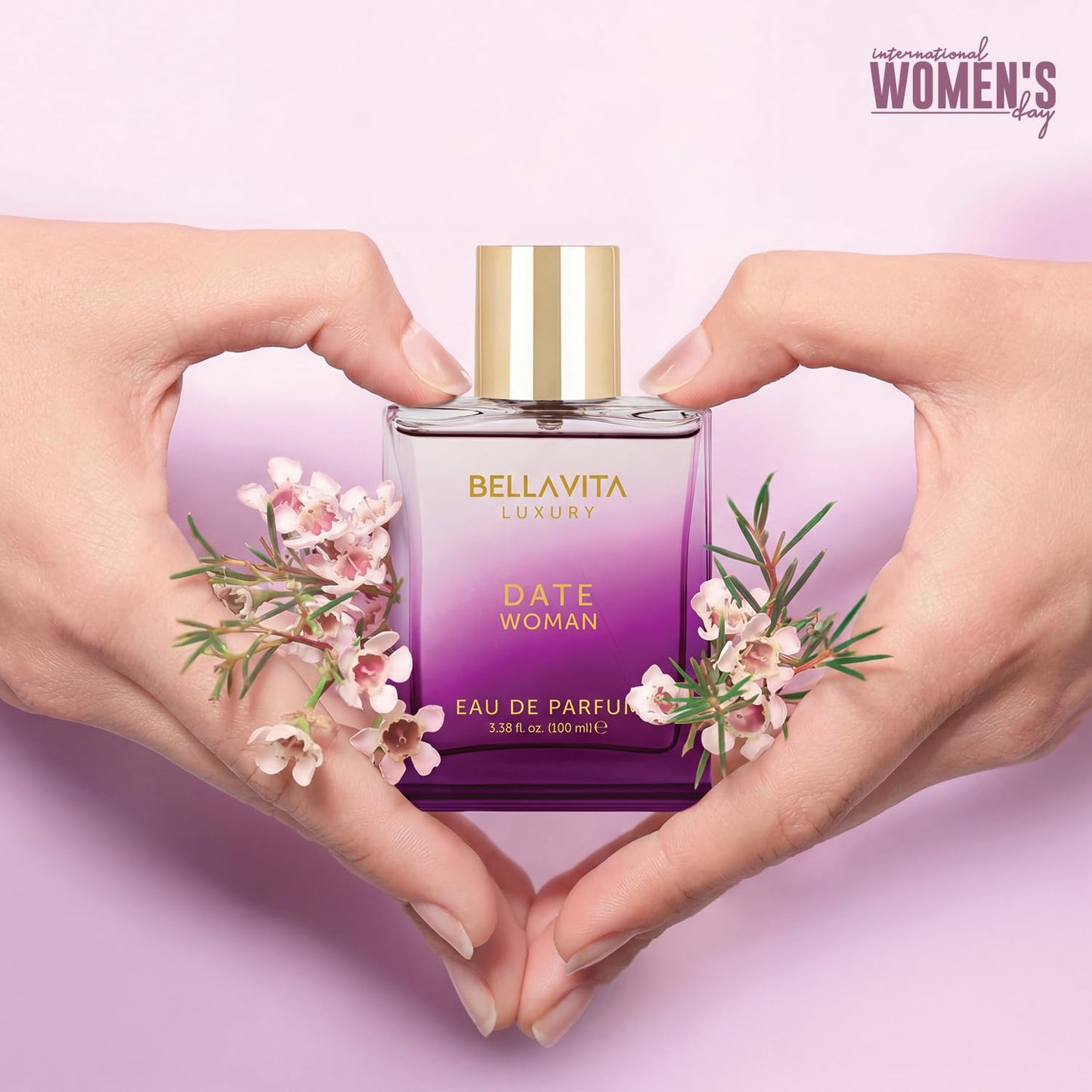 Luxury DATE Eau de Parfum for Women - Floral & Spicy Notes | 100 ml (3.4 fl. oz.) | Perfect Mother's Day Gift