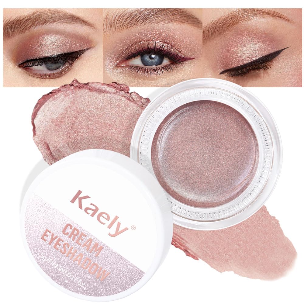 Matte Cream Eye Shadow Palette - Highly Pigmented Monochrome Colors | Waterproof & Blendable for Mature Skin