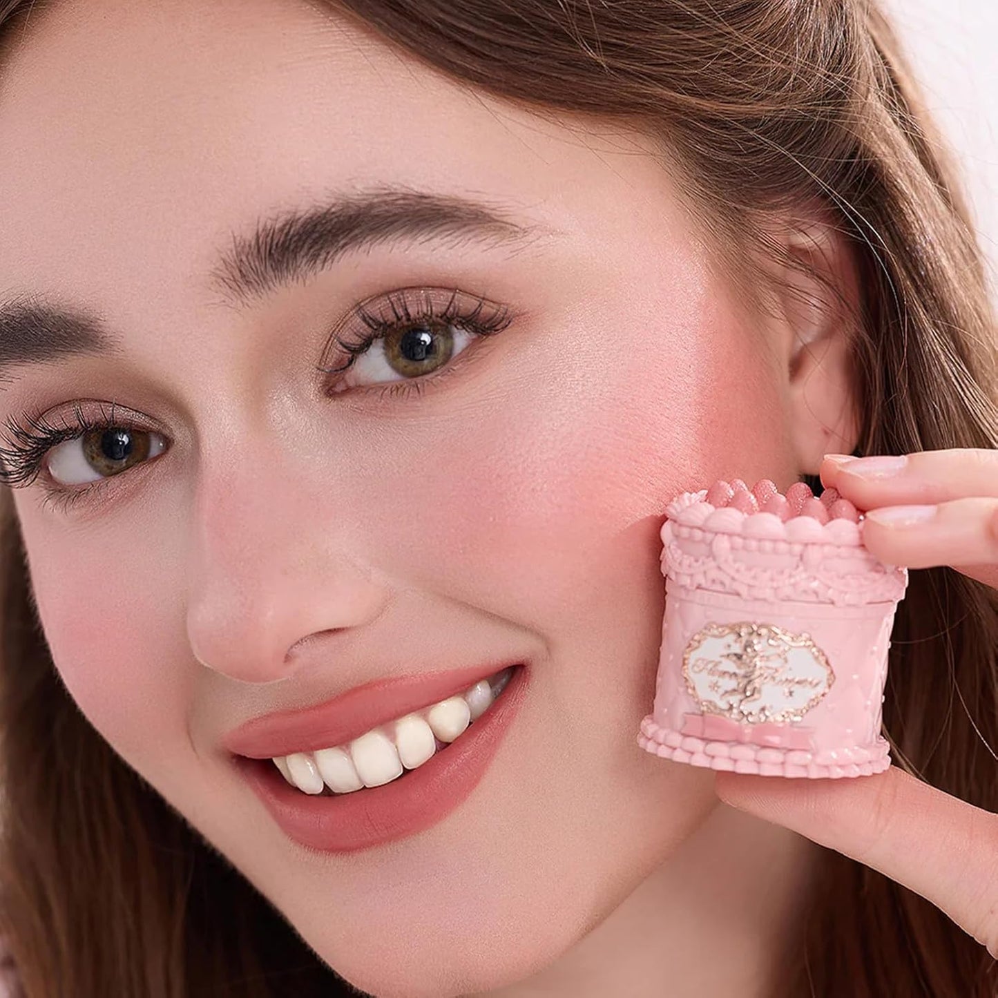 Flower Knows Strawberry Cupid Cake Lip Cream - Mauve Rose Pink Velvet Matte, Lightweight Hydrating Formula, Vegan